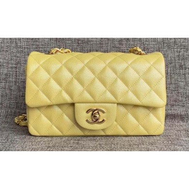 Best Quality Chanel Original Lather Flap Bag AS1792 Lemon JK3921xb51