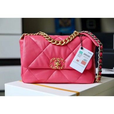 Chanel 19 flap bag AS1161 Coral JK3767Sy67