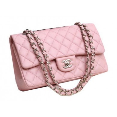 Chanel 2.55 Series Bags Original Lambskin Leather CFA1112 Pink JK935EB28