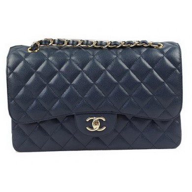 Chanel Classic Flap Bag Royal Cannage Pattern CF1113 Gold JK964Ty85