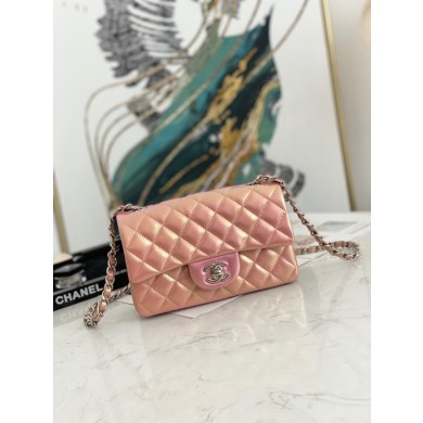 Chanel Flap Mirage Lambskin Shoulder Bag AS1116 pink JK2757hc46