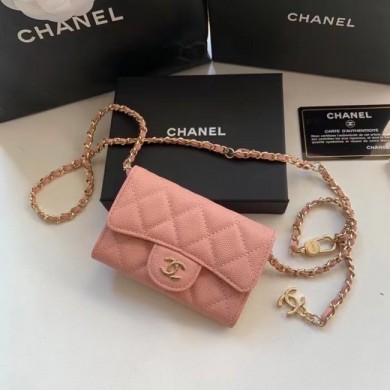 Chanel Original Grained Calfskin Pocket 81081 pink JK3292ki86