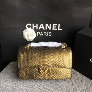 Chanel Original Python Leather Shoulder Bag CF1112T JK5576HB29