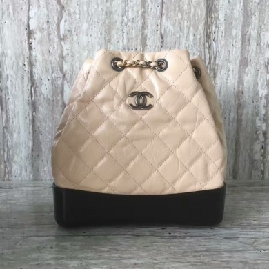 Chanel Sheepskin Leather Backpack 93825 Light Pink JK5915Mc61