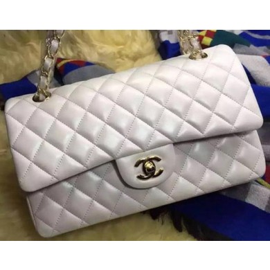 Fake Chanel 2.55 Series Flap Bag Original Sheepskin Leather A09765 OffWhite JK645Lh27