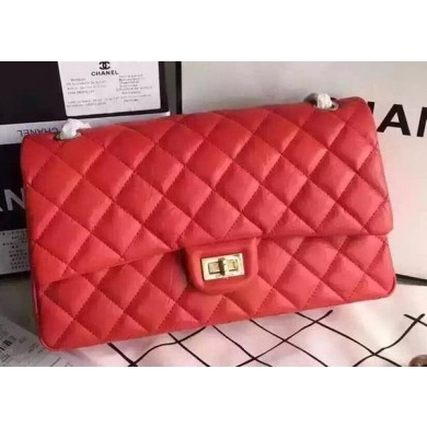 Fake Chanel Classic Flap Bag Red Original Leather CHA8575 Gold JK99bz90