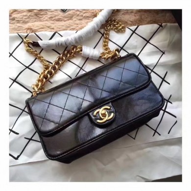 Fake Chanel Classic Flap Bag Sheepskin Leather A33564 Black JK5816yQ90