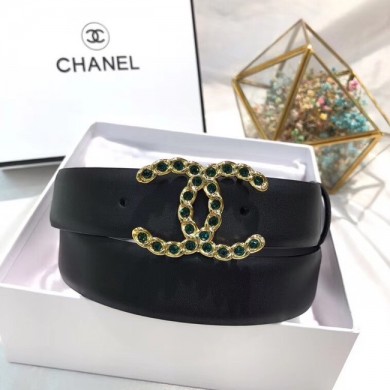 Imitation Chanel Calf Leather Belt Wide with 30mm 56613 JK621EY79