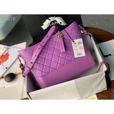 Imitation Chanel gabrielle hobo bag A93824 Lavender JK4165uq94