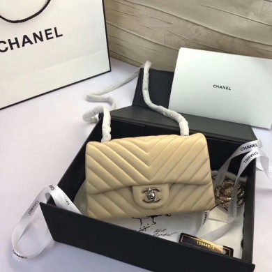 Knockoff Chanel Classic Flap Bags Camel Original Sheepskin Leather 1116 Silver JK5667Bt18