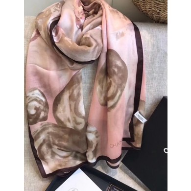 Luxury Chanel Scarf C1765 Pink Scarf JK945kp43