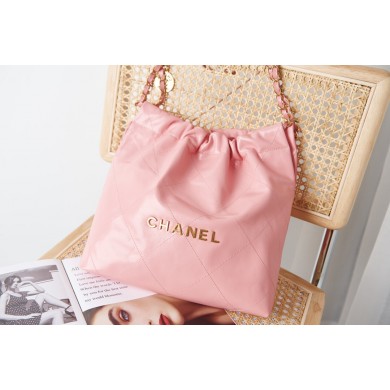 Replica CHANEL 22 SMALL HANDBAG AS3260 pink JK2312CQ60