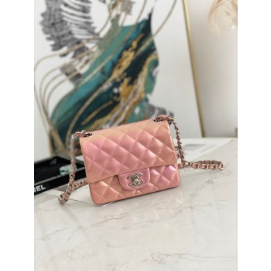 Replica Chanel Flap Mirage Lambskin Shoulder Bag AS1115 pink JK2759BB13