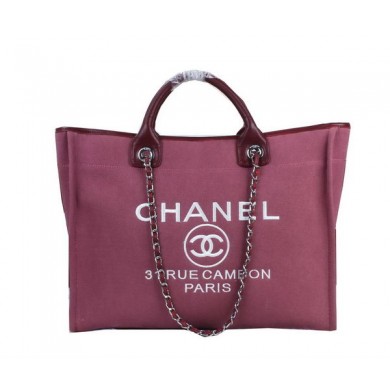 Replica Chanel Medium Canvas Tote Shopping Bag A02042 Rose JK1053YP94