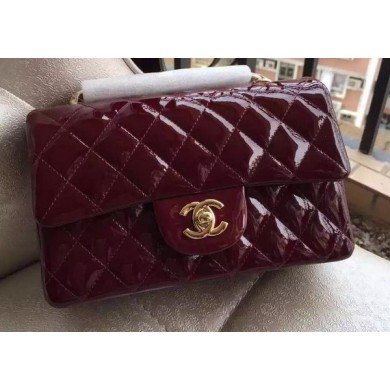 Replica Chanel mini Classic Flap Bag Original Patent A1116 Burgundy JK176VA65