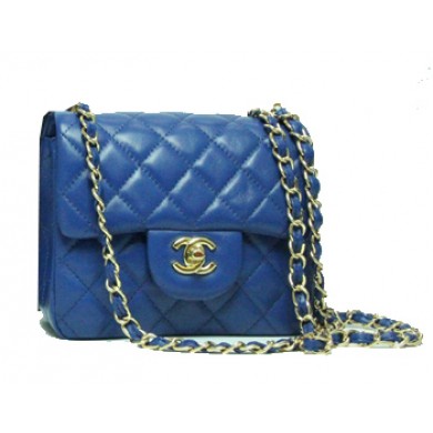 Replica Chanel mini Classic Flap Bag Royal Leather 1115 Gold Chain JK1102sA83