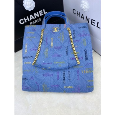 Replica Chanel SHOPPING BAG 2566 blue JK2564nB47