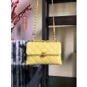 Best Chanel Flap Lambskin Shoulder Bag AS3011 yellow JK2793Ml87