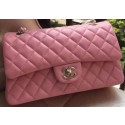 Chanel 2.55 Series Flap Bag Pink Original Leather A01112 Silver JK669Pf97