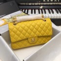 Chanel Flap Original Sheepskin Leather CF1112 Yellow gold chain JK5158kC27