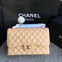 Chanel Flap Shoulder Bags Camel Original Calfskin Leather CF1113 Gold JK5387Kn56