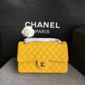 Chanel Flap Shoulder Bags Original Deerskin Leather CF1112 Yellow JK5326Is79