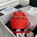 chanel mini Lambskin tote AS2390 red JK3424vX33