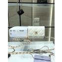 Chanel mini leather Shoulder Bag AP2444 white JK2926hk64