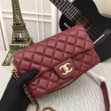 Chanel mini Sheepskin Leather cross-body bag 5698 red JK5151Gw67