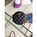 Chanel Original mini Sheepskin bag AS1449 black JK3981Kf26