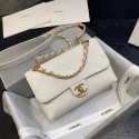 Chanel Original Soft Leather Small flap bag AS1459 white JK4128vm49