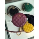 CHANEL Sheepskin Chain packet A0725 Burgundy JK4247dV68