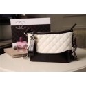 Chanel Small Shoulder Bag Sheepskin Leather A93825 White JK09fo19