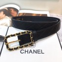 Copy 1:1 Chanel Calf Leather Belt Wide with 30mm 56600 JK634xD64