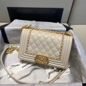 Fake BOY CHANEL flap bag A67085 white JK4281Sq37