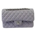 First-class Quality Chanel 2.55 Series Bags Lavender Cannage Pattern Leather CFA1112 Silver JK975xO55