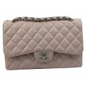 High Quality Chanel Classic Flap Bag Pink Cannage Pattern CF1113 Silver JK968BH97