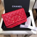 High Quality Imitation Chanel Flap Shoulder Bag Original Caviar Leather 5698 red JK5248Vu82