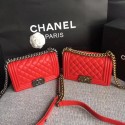 Imitation AAA Boy Chanel Flap Shoulder Bag Sheepskin Leather A67085 Red JK5605kf15