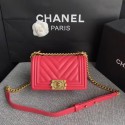 Imitation AAA Chanel Le Boy Flap Shoulder Bag Original Caviar Leather P67085 rose Gold Buckle JK5240kf15