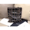 Imitation Chanel Lambskin Shopping bag AS1383 black JK4360Tm92