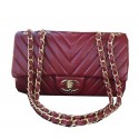 Knockoff Chanel Classic Flap Bag Sheepskin Leather A92516 Burgundy JK942tU76