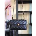 Knockoff Chanel Flap Lambskin Shoulder Bag AS1267 black JK2780ch31