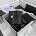 Knockoff Chanel Original Lather Shopping bag AS1844 black JK3856tp21