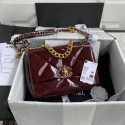 Replica chanel 19 flap bag AS1160 Burgundy JK3696UD97