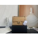 Replica Chanel classic handbag Lambskin & gold Metal V01112 brown JK2584XB19