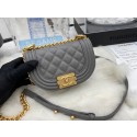 Replica CHANEL MESSENGER BAG MINI BOY AS3315 gray JK2290Vi77