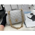 Replica Cheap Chanel Flap Lambskin Shoulder Bag AS2976 light gray JK2783QC68