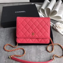 BOY CHANEL Clutch with Chain A84433 Rose JK5020Ri95