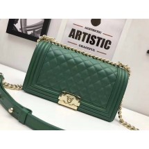 Boy Chanel Flap Shoulder Bag Original Leather A67086S Green JK5801cf57